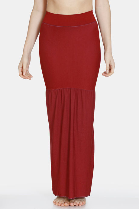 Zivame All Day Flared Mermaid Reversible Saree Shapewear - Brown and Rose — image 3